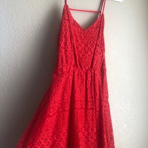 Red Lace Sundress